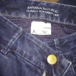 Banana Republic classic straight leg Jean's